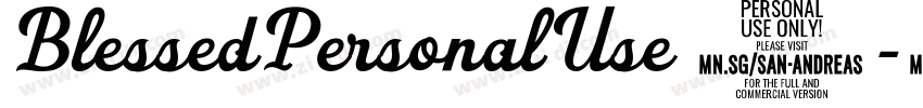 BlessedPersonalUse 常字体转换